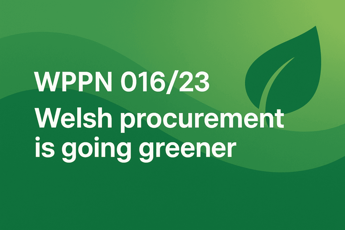 What the Welsh Procurement WPPN 006 Means for SMEs