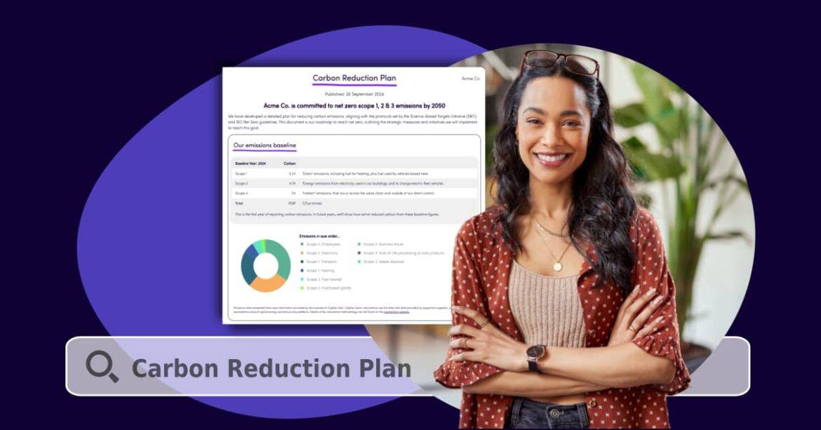 Carbon Reduction Plan Template for SMEs